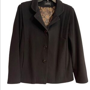 Vintage 100% Wool Jacket JR RICHARDS INTERNATIONAL Size 4‎ **Made in the USA**